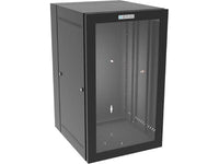 Vertiv GL36WMP-B-00 WM Essential 19Ux21x24 FanGray - Reversible mounting for left-hand or right-hand opening - Provisions on top and bottom for fan assembly
