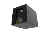 Vertiv GL36WDXM-B-SH-AF WDX WM 18UX24X32 MESH BLACK FAN - Removable rectangular gland plate on top of the rear section features nominal concentric conduit knockouts