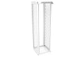 Vertiv CMRX-45U24-W-1224 CMRX 45U 24 in 24 in White, Cable runway or basket tray can rest directly on top of the rack or can be supported by optional ladder rack