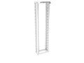 Vertiv CMRX-52U10-W-SQM6 CMRX 52U 24 in 10.5 in White, Cable runway or basket tray can rest directly on top of the rack or can be supported by optional ladder rack