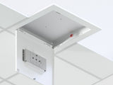 Oberon 1047-ARSTC400 Locking Suspended Ceiling Tile Access Point Enclosure, 3H x 18.5W x 18.5D (76 mm x 470 mm x 470 mm)