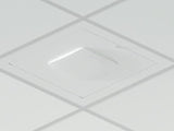 Oberon 1047-ARSTC400 Locking Suspended Ceiling Tile Access Point Enclosure, 3H x 18.5W x 18.5D (76 mm x 470 mm x 470 mm) Back Box, Arista C-400 Access Point Door, Lay-in