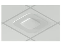 Oberon 1444-ARSTC460 Recessed Suspended Ceiling Tile Access Point Mount, 3.5H x 14W x 14D (89 mm x 360 mm x 360 mm) Back Box, Spring-Attached Arista C-460 Access Point