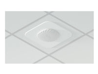 Oberon 1444-ARAP725 Recessed Suspended Ceiling Tile Access Point Mount, 3.5H x 14W x 14D (89 mm x 360 mm x 360 mm) Back Box, Spring-Attached HPE Aruba AP-725 Trim