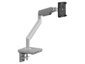 Humanscale M21SBTDT M2 Pro Monitor Arm, Angled/Dynamic Arms, Dell VESA Plate, Tech Mount, Silver with Gray Trim