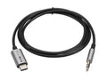 Eaton Tripp Lite U437-MM1-03 USB-C to 3.5 mm Headphone Jack Adapter Cable (M/M), 3 ft. (0.9 m)