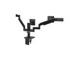 Humanscale X23BCSBC121NNNN MFlex M2 Arms - Triple Bracket for 3 Monitors - Black - 4/Dynamic - Slider - Standard 100mm x