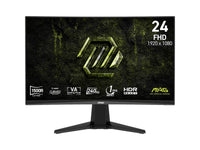 MSI MAG245CX24 MAG 245C X24 Curved Gaming Monitor, 24 screen, VA Panel, 1920x1080 FHD Resolution, 240Hz Refresh Rate