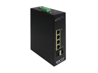 Eaton Tripp Lite NGI-U04C2P4-4 4-Port Unmanaged Industrial Gigabit Ethernet Switch 10/100/1000 Mbps 4xPoE+ 30W 2xSFP Ports TAA