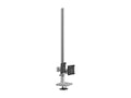Humanscale X2ESNTBB361NNNN M/Flex for Dual M2 Pro Monitor Arms, 36 Post, Silver with Gray trim