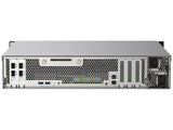 QNAP TS-H2490FU-7232P-32G-US 24-Bay All-flash NAS, NVMe Gen3 x4, AMD Epyc 7232P 3.1GHz, 32GB RAM, 2 X 2.5GbE LAN, 2 X 25GbE SFP28, iSCSI, RAID 0,1, 5, 6, 10, 5+spare