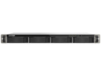 QNAP TS-432XEU-4G-US 4-bay 1U short-depth NAS, ARM Cortex-A57 4C, 4GB DDR4, 1 x 10GbE SFP+, 2 x 2.5GbE, 4 x USB 3.2 Gen1, 4 x 3.5 /2.5 SATA bay
