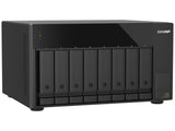 QNAP TL-D810TC4-US 8-bay desktop USB 4 JBOD expansion unit, 2.5/3.5 SATA bay, 1x USB 4 Type-C cable