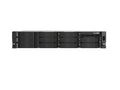 QNAP TS-H1065EU-8G-US 2U 8-bay short-depth rackmount NAS, 8 x 3.5 SATA + 2 x E1.S drive bays, Intel 4-core CPU, 8GB DDR5 SODIMM RAM, PCIe Gen3 x2 slot, Single PSU