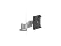 Humanscale X2DSNTBNNP1NNNN MFlex M2 Arms - Single Bracket for 1 Monitor - Silver - Standard Tilt - Standard 100mm x 100mm, black
