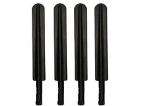 Lantronix ANT-0100-B04 Antenna, Bundle, 4 pcs of ANT-0100, LTE/5G 3dBi, L-Hinged, SMA Male