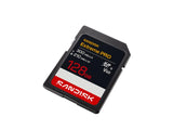 SanDisk SDSDXEM-128G-GN4IN 128GB 2SanDisk Extreme PRO UHS-II V60 Cards UHS-II SD