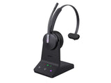 Yealink 1208671 First Teams-certified Dual-mode (Bluetooth&DECT) Wireless Headset with 3 AI-powered Noise Canceling Mics; Direct Connect to Mobiles