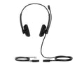 Yealink YHS34 Model: 1308092 - YHS34 Lite - Headset - Wired - On-Ear - 20 - 20000 - Noise-canceling microphone and passive noise cancellation
