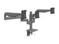 Humanscale X23HQTBD121NNNN M/Flex M2 Pro Triple Monitor Arm, 4IN/12IN/Dynamic Links, 12IN Post, 100x100mm VESA, White with White Trim