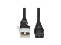 Eaton P036-EN4 PDU Power Cord, C19 to P-Lock Lite C20 - 20A, 250V, 12 AWG, 4 ft. (1.2 m), Black