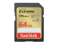 SanDisk SDSDXGN-064G-GNCIN Extreme Go SD UHS-I 64GB SD 170MB/s(R) / 80MB/s(W)