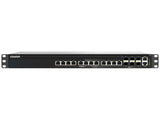 QNAP QSW-M5218P-6F12T-US QSW-M5218P-6F12T Rackmount Managed Switch, 6 ports 25GbE SFP28, 12 ports 10GbE RJ45 with PoE 802.3bt(90W), PoE budget 470W, L2 managed