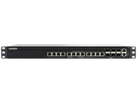 QNAP QSW-M5218P-6F12T-US QSW-M5218P-6F12T Rackmount Managed Switch, 6 ports 25GbE SFP28, 12 ports 10GbE RJ45 with PoE 802.3bt(90W), PoE budget 470W, L2 managed