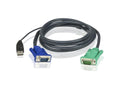 ATEN 2L5205U 15 Cable HD15M/USB A(M)--SPHD15M