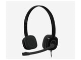 Logitech H151 Stereo Headset - front view | Silarius