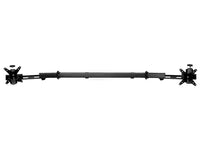 HAT Design Works A00058-TW 28 Heavy Duty Crossbar w/Pole Clamp & Telescoping Wings, Black