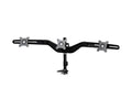 Amer AMR3P A Pole/Grommet based mount that supports up to three 24IN LED/LCD monitors, each weighing up to 17.5 lbs. - Steel/Aluminum Alloy