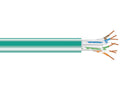 Black Box C6ABC51-GN-1000 CAT6A 650-MHz Solid Ethernet Bulk Cable - Unshielded (UTP), CMP Plenum, Green, 1000-ft. (304.8-m) Spool
