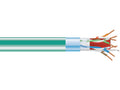 Black Box C6ABC51S-GN-1000 CAT6A 650-MHz Solid Ethernet Bulk Cable - Shielded (F/UTP), CMP Plenum, Green, 1000-ft. (304.8-m) Spool