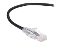 Black Box C6PC28-BK-05 CAT6 250-MHz Snagless 28AWG Stranded Ethernet Patch Cable - Unshielded (UTP), CM PVC (RJ45 M/M), Black, 5-ft. (1.5-m)