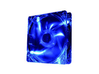 Thermaltake CL-F012-PL12BU-A Pure 12 LED DC Fan- Blue,120 x 120 x 25 mm,Fan Speed 1000 RPM,Max. Air Pressure 0.61 mm-H2O,Max. Air Flow 40.997 CFM,Noise 19.5 Dba