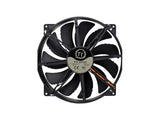 Thermaltake CL-F015-PL20BL-A Pure 20 DC Fan,200 x 200 x 30 mm,Fan Speed 800 RPM,Max. Air Pressure 0.996 mm-H2O,Max. Air Flow 129.639 CFM,Noise 28.2 Dba