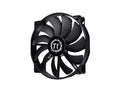 Thermaltake CL-F015-PL20BL-A Pure 20 DC Fan,200 x 200 x 30 mm,Fan Speed 800 RPM,Max. Air Pressure 0.996 mm-H2O,Max. Air Flow 129.639 CFM,Noise 28.2 Dba