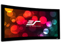 Elite Screens CURVE110H-A1080P3 LunetteAcousticPro1080P3 Series, 110IN Diag. 16:9, Sound Transparent Perforated Weave Curved Home Theater