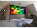 Elite Screens CURVE92WH2 Lunette 2 Series, 92 Diag. 16:9, Curved Home Theater Fixed Frame Projector Screen