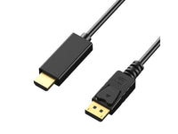 Axiom DPMHDMIM10-AX DisplayPort to HDMI Cable 10ft, Black