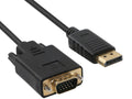 Axiom DPMVGAM10-AX DisplayPort to VGA Cable 10ft, Black