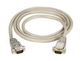 Black Box EDN12H-0050-MM RS232 Shielded Cable - Metal Hood, DB9 Male/Male, 50-ft. (15.2-m)