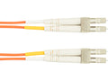 Black Box EFN110-001M-LCLC OM1 62.5/125 Multimode Fiber Optic Patch Cable - OFNR PVC, LC to LC, Orange, 1-m (3.2-ft.)