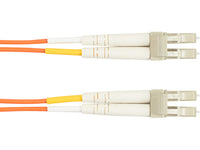 Black Box EFN110-001M-LCLC OM1 62.5/125 Multimode Fiber Optic Patch Cable - OFNR PVC, LC to LC, Orange, 1-m (3.2-ft.)
