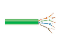 Black Box EVNSL0642A-1000 CAT6 550-MHz Stranded Ethernet Bulk Cable - Unshielded (UTP), CM PVC, Green, 1000-ft. (304.8-m) Spool
