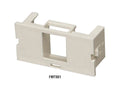 Black Box FMT901 Surface-Mount Housing Adapter Bezel - 1-Port, Office White