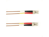 Black Box FOCMP10-015M-LCLC-BR Duplex Fiber Optic Patch Cable,Multimode