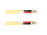 Black Box FOLZH10-003M-LCLC-YL OM3 50/125 Multimode Fiber Optic Patch Cable - LSZH, LC to LC, Yellow, 3-m (9.8-ft.), GSA, TAA/