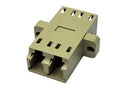 Black Box FOT120 Fiber Optic Coupling - Singlemode, Duplex, Ceramic Sleeve, Plastic Flange, Rectangular, SC-SC, Blue